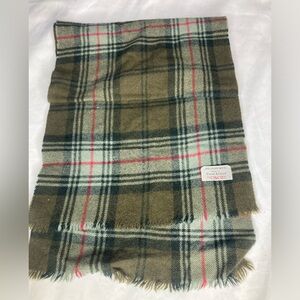 Cisco VTG plaid wool scarf